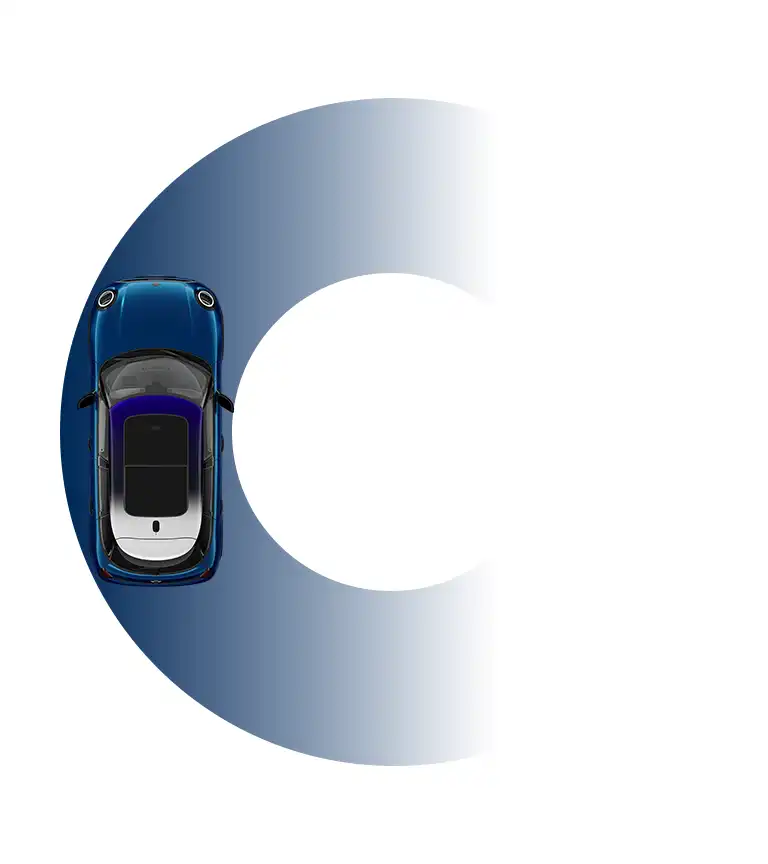MINI Cooper 5 portas – Diâmetro de viragem