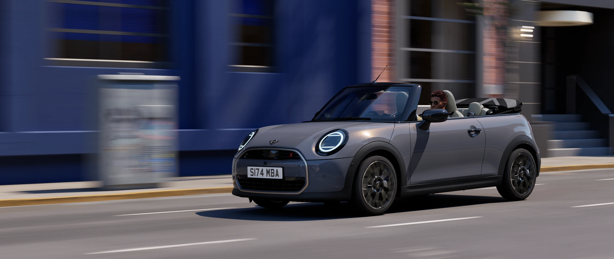 MINI Cooper Cabrio – vista frontal – Sparkling Copper Grey