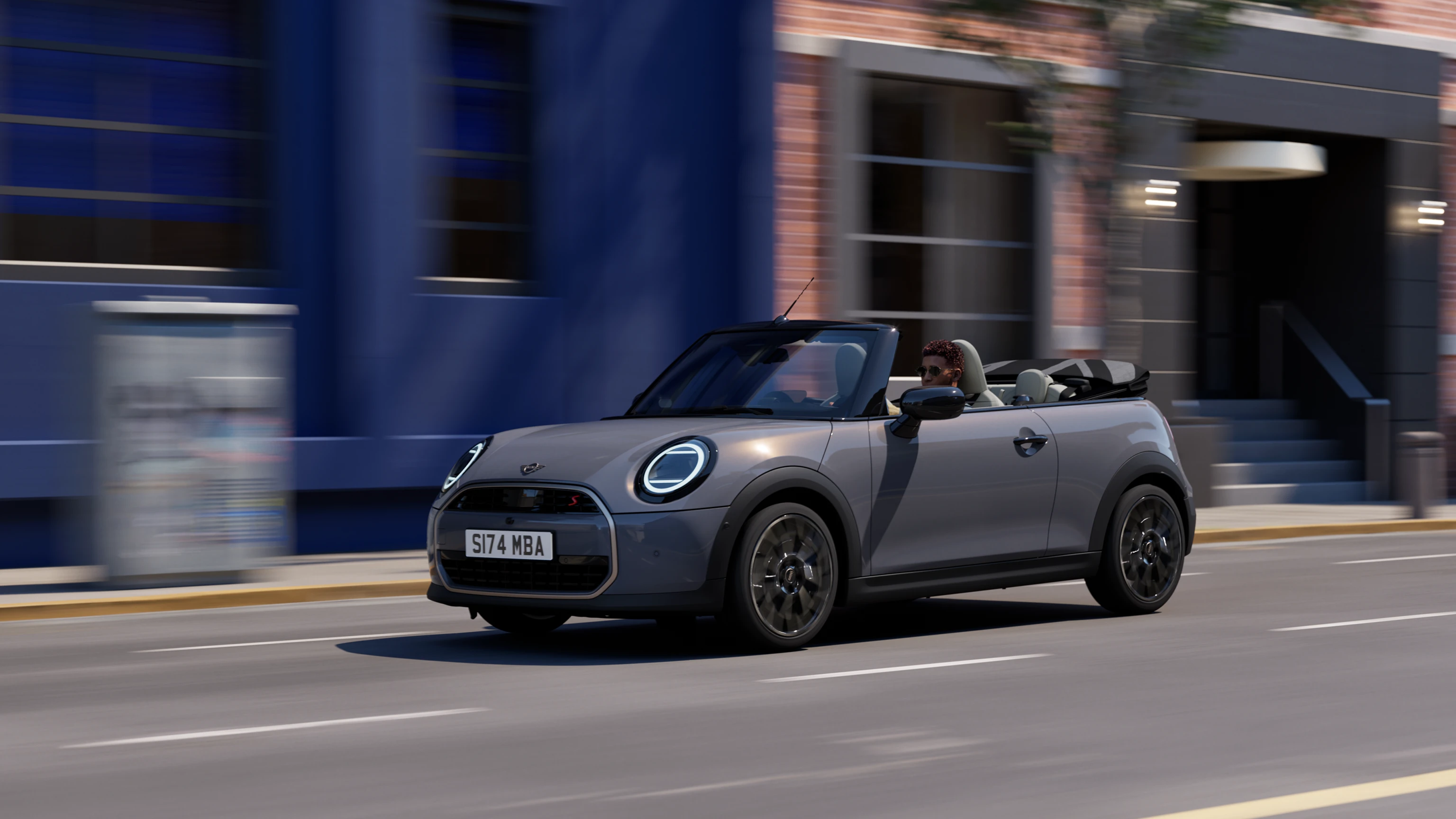 MINI Cooper Cabrio – vista frontal – Sparkling Copper Grey