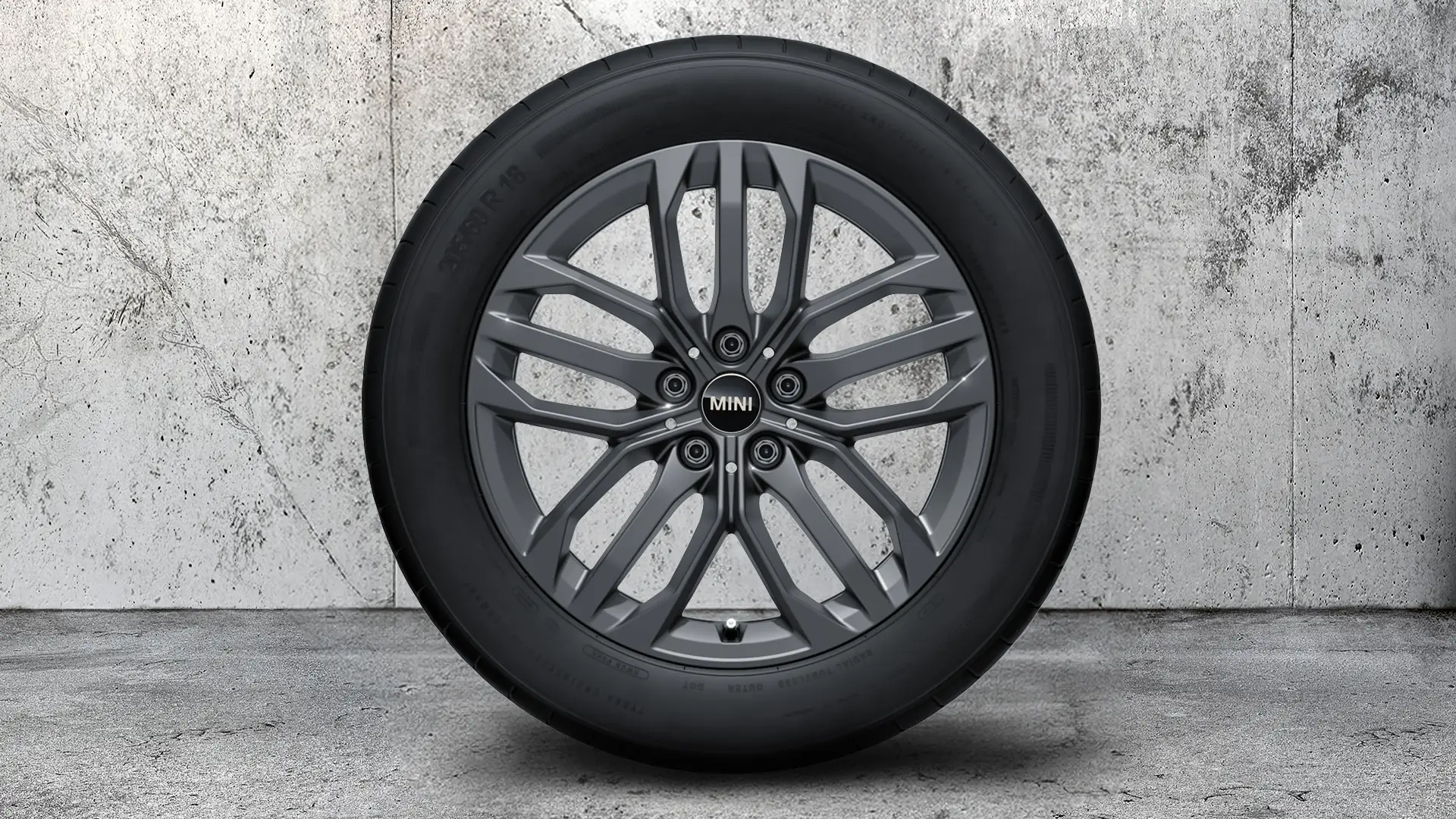 JANTES DE LIGA LEVE JCW DOUBLE SPOKE 879 DE 18" (FROZEN GUNMETAL GREY).