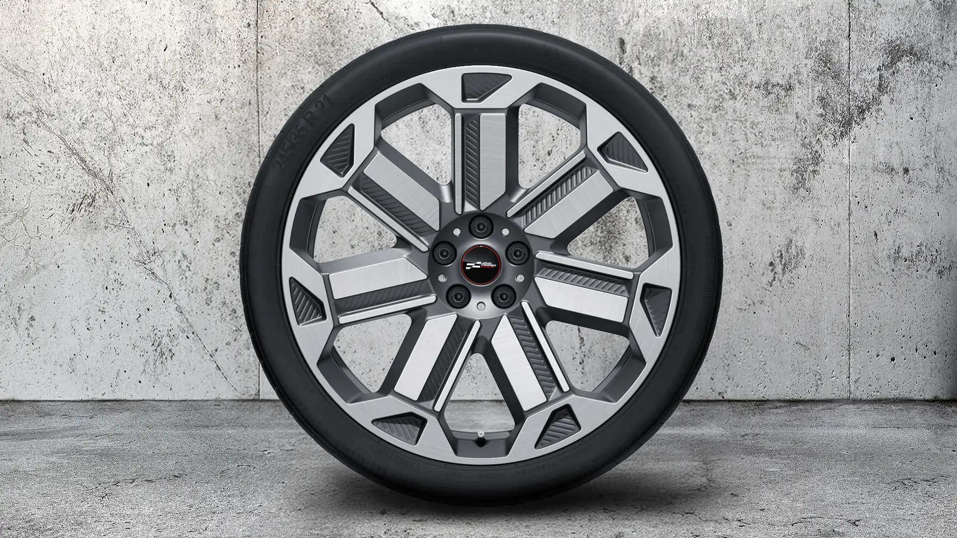 JANTES DE LIGA LEVE JCW RALLYE SPOKE 950 DE 21" (FROZEN GUNMETAL GREY).