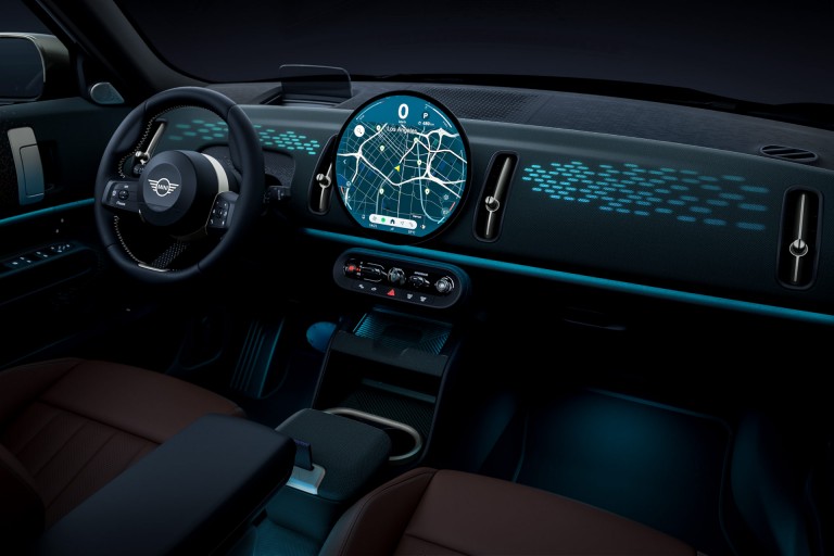 MINI Countryman elétrico - mosaico - interior